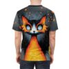 Fiery Cat Graphic Tee - Unique Unisex All Over Print T-Shirt 10 Toasted Styles