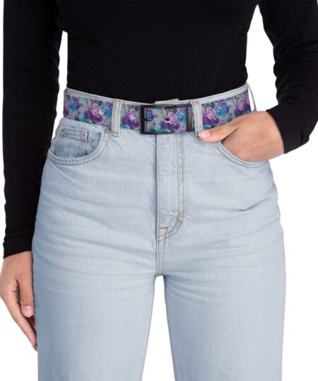 Floral Patterned Belt for Casual Elegance 10 Toasted Styles
