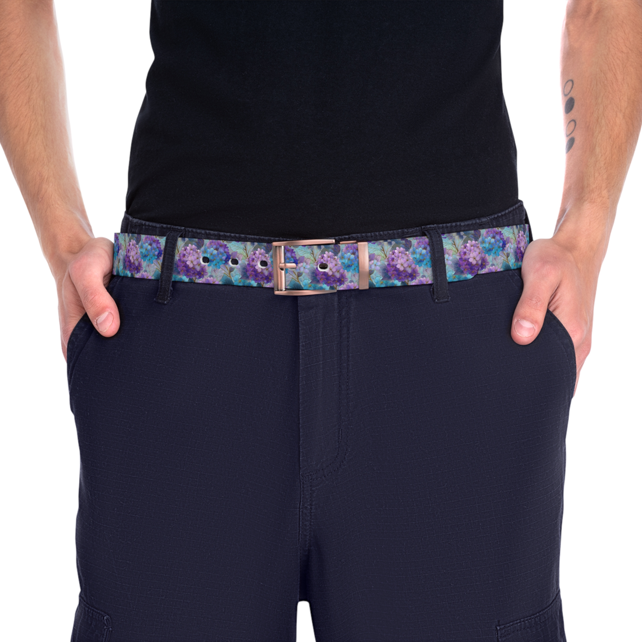 Floral Patterned Custom Belt for Casual Elegance - Image 6