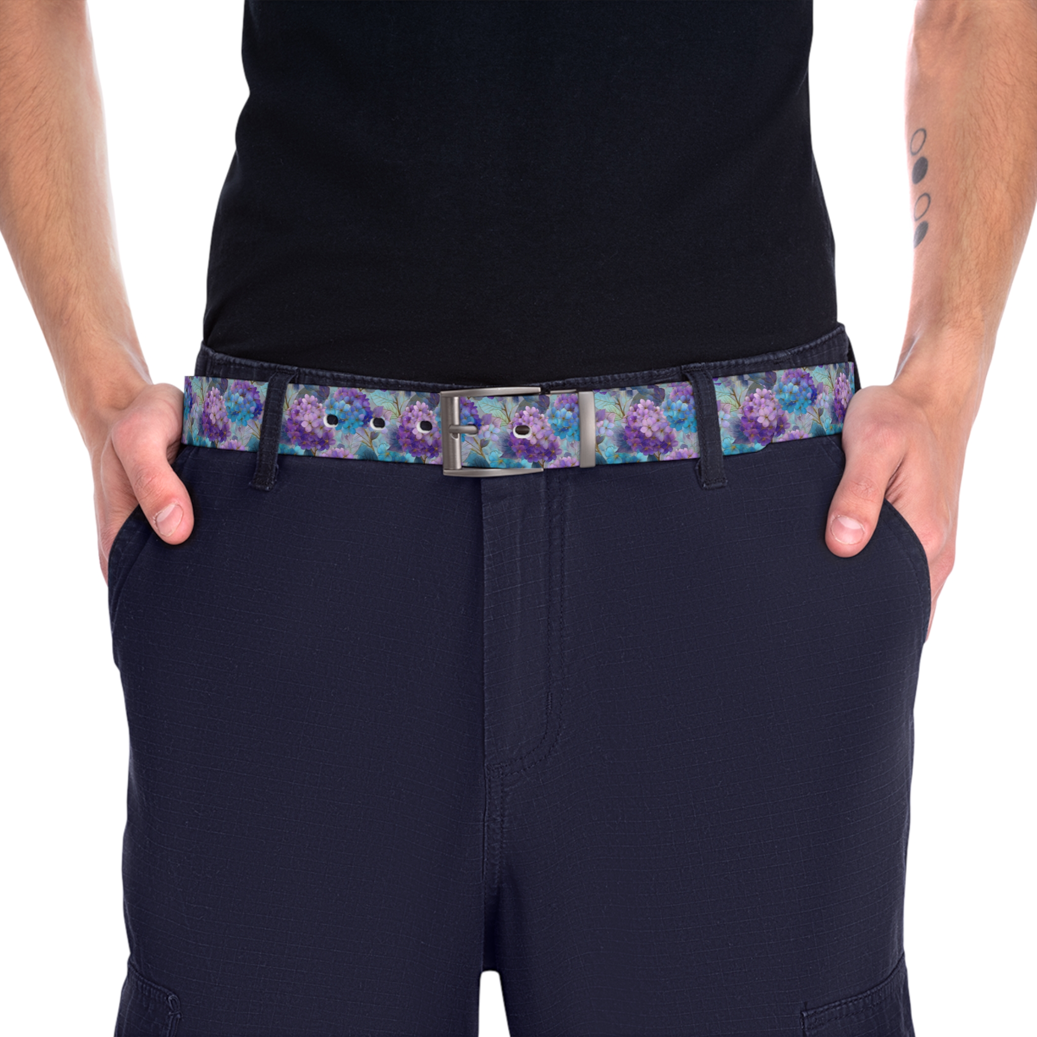 Floral Patterned Custom Belt for Casual Elegance - Image 9