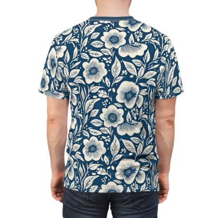 Vibrant Floral Unisex Tee - Perfect for Spring, Gift for Nature Lovers – eye-catching full print casual top