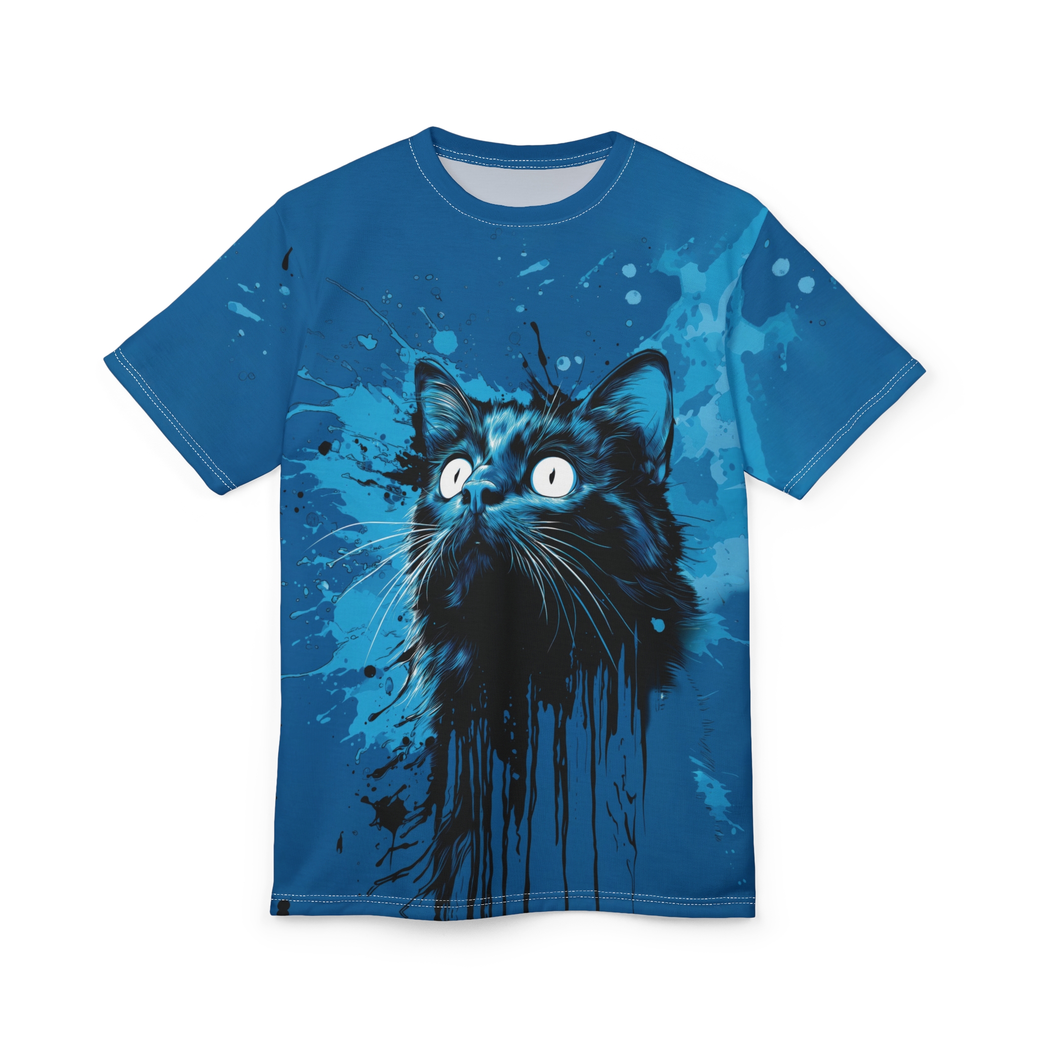 Mystical Cat Graphic Tee for Cat Lovers 4 Toasted Styles