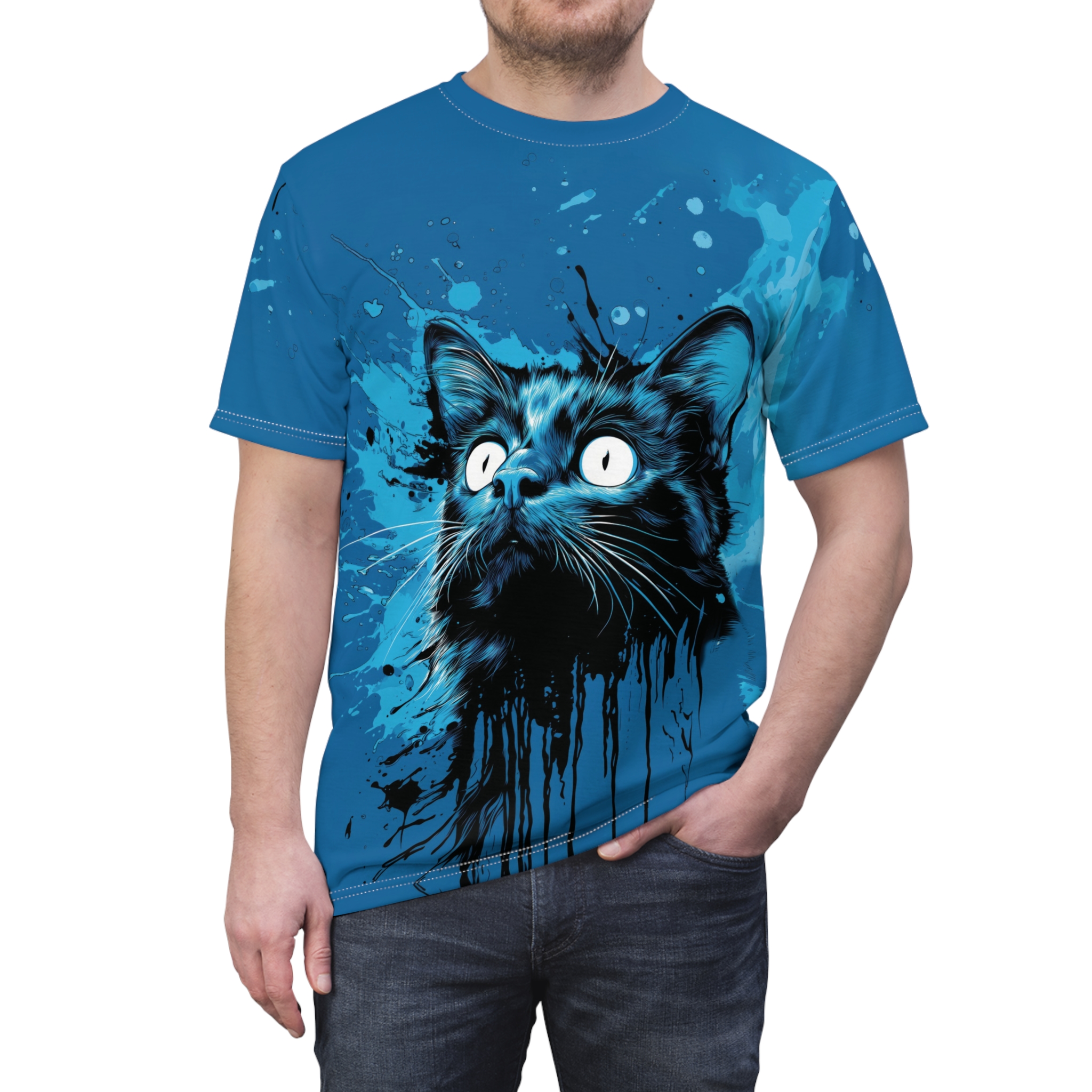 Mystical Cat Graphic Tee for Cat Lovers 8 Toasted Styles