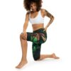 Comfortable Nature-Inspired Eagle Women’s Capri Leggings – flattering capri-length all-over print leggings - Detail View 6