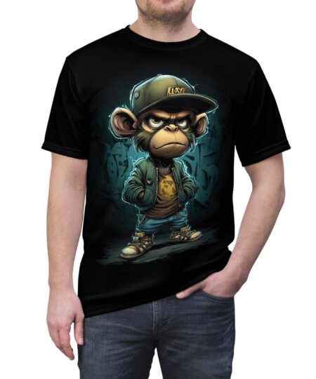 Street Art Monkey Tee | Urban Style Shirt for Teens