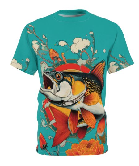 Vibrant Fish-Themed Unisex Tee - Bold AOP Design for Nature Lovers 10 Toasted Styles