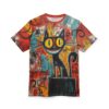 Vibrant Graffiti Cat Tee for Art Lovers 3 Toasted Styles