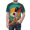 Vibrant Rabbit Floral Unisex Tee 8 Toasted Styles