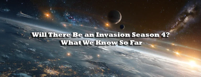 will there be a season 4 of invasion