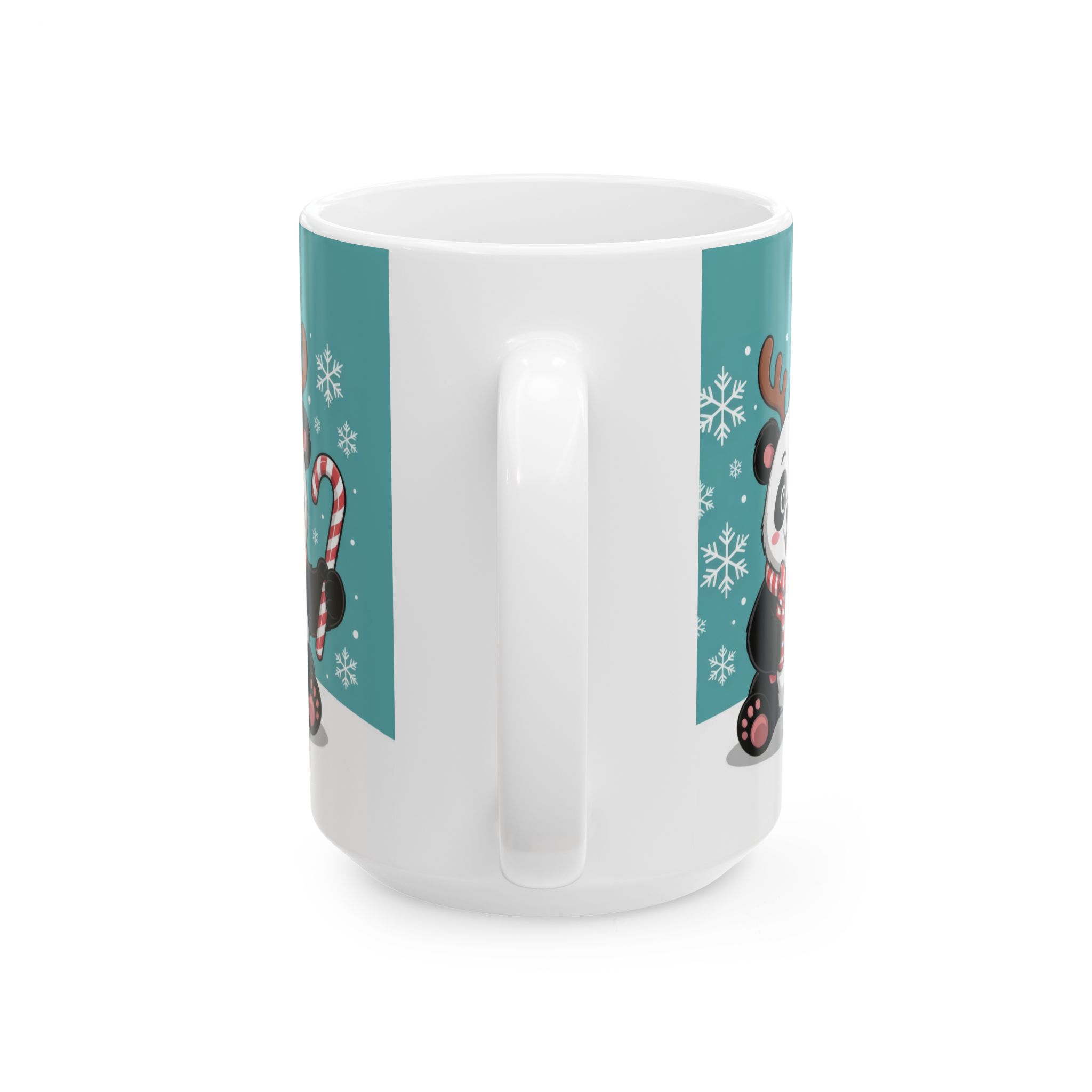 Cute Christmas Panda Mug, Seasonal Decor - Image 9