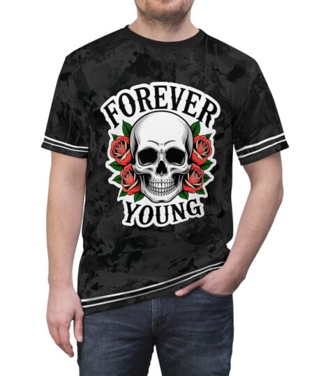 Forever Young Skull Tee for Bold Style