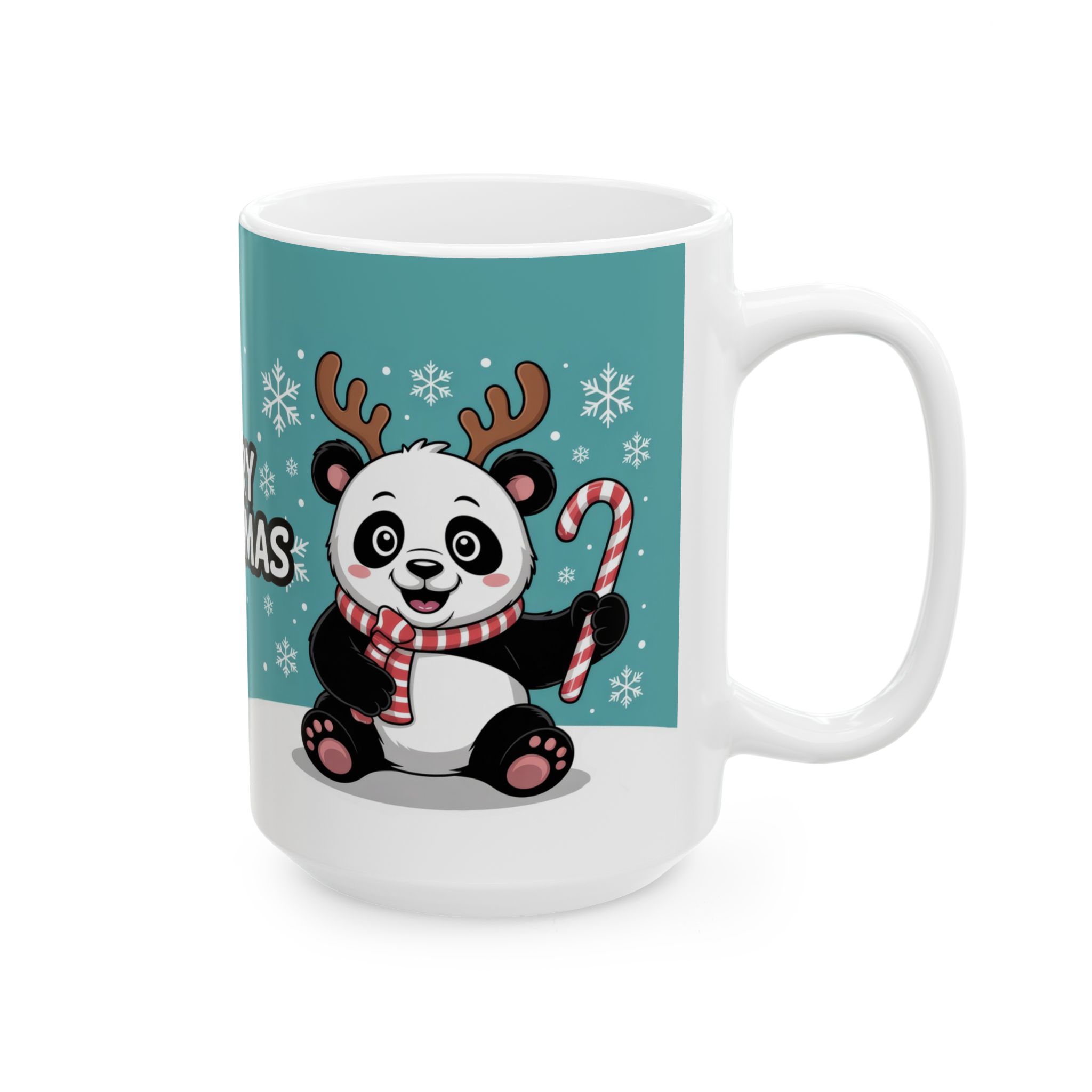 Cute Christmas Panda Mug, Seasonal Decor - Image 11
