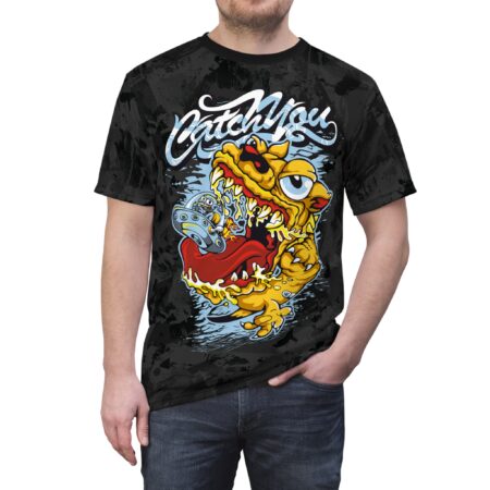 Catch You Monster Tee    Bold Graphic Streetwear All Over Print T-Shirt