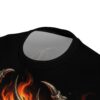 Fiery Dragon Skull T-Shirt Gothic Flame All-Over Print 1