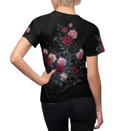 Floral Electric Guitar Women’s Tee — Rose Guitar All-Over Print