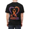 MS Warrior Unisex All Over Print Tee - Celebrate Strength and Resilience 9 Toasted Styles