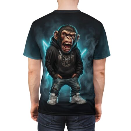 Alternative view of Punk Chimp Streetwear All Over Print T-Shirt