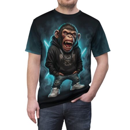 Punk Chimp Streetwear All Over Print T-Shirt