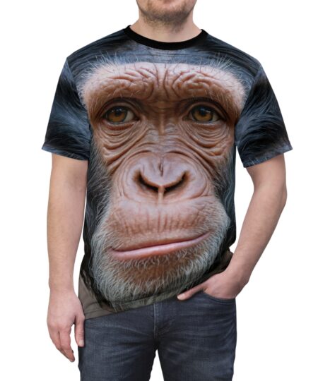 Realistic Monkey Face Unisex Tee 8 Toasted Styles