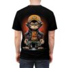 Vibrant Rebellious Monkey Graphic Tee for Streetwear Enthusiasts – eye-catching full print casual top