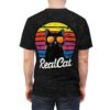 Retro Cat Tee - RealCat AOP Unisex T-Shirt 4 Toasted Styles