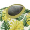 Tropical Monstera Women's Tee - Yellow & Green Leaf All-Over Print