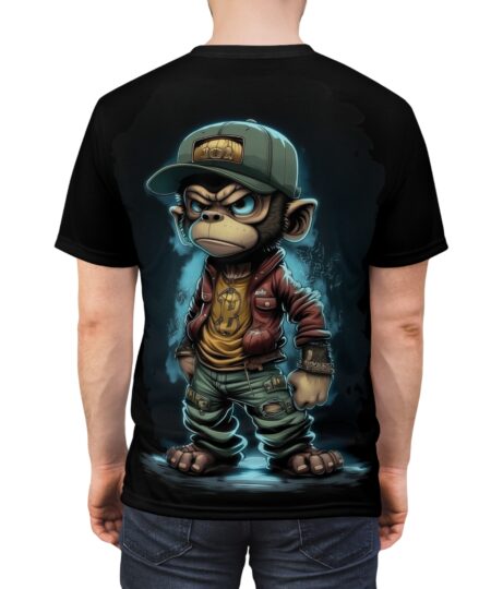 Urban Graphic T-Shirt with Cool Monkey Design 7 Toasted Styles