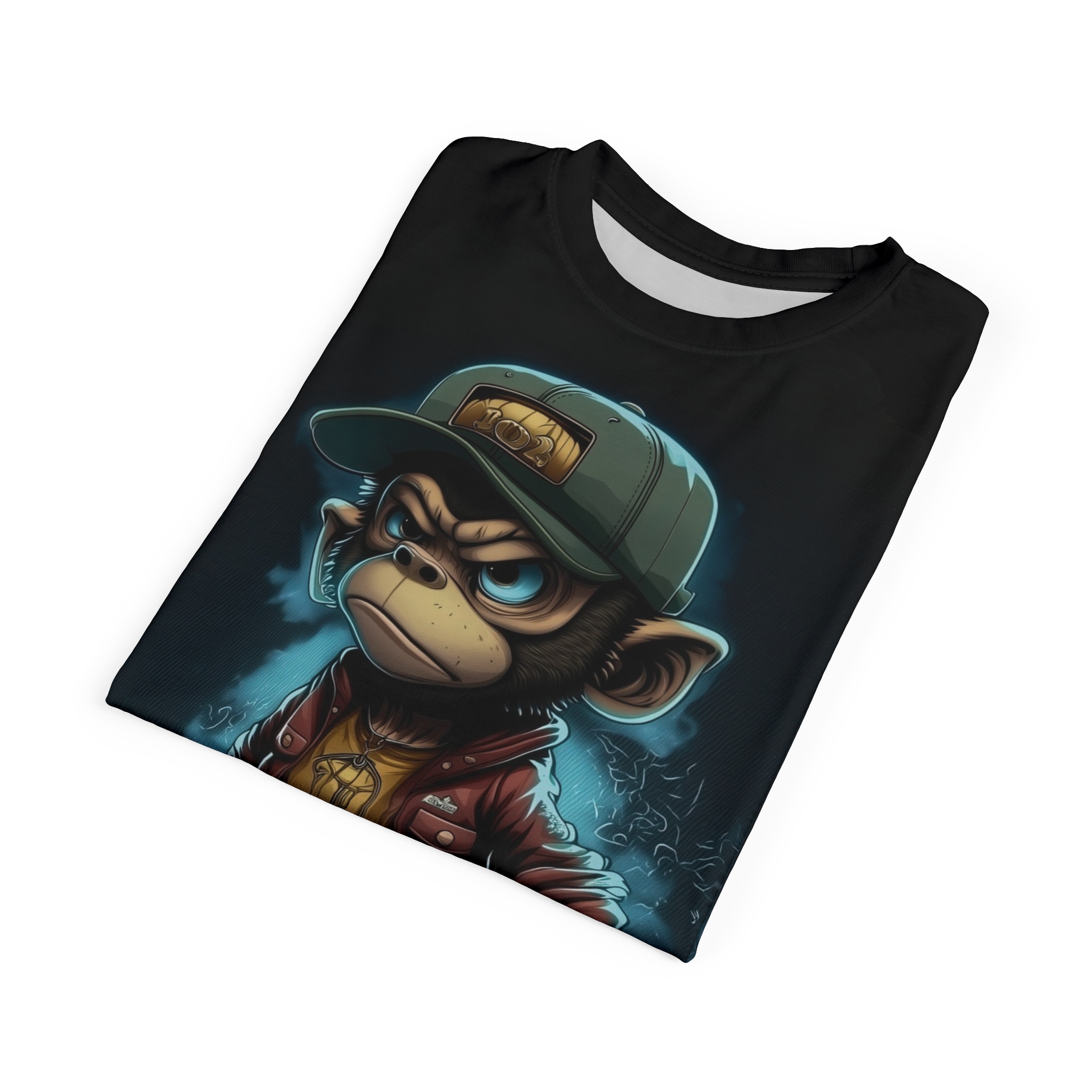Urban Graphic T-Shirt with Cool Monkey Design 10 Toasted Styles
