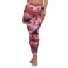 Stretchy Halloween Pumpkin Witch Casual Leggings for Women – eye-catching printed capri pants - Main View