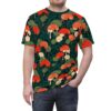 Bold Vibrant Mushroom Print Unisex Tee, Trendy Graphic T-Shirt for Nature Lovers, Perfect for Festivals, Summer Outings, Casual Wear, Gift [...] – high-quality graphic streetwear t-shirt