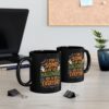 Durable Halloween Everyday Mug, Black Coffee Cup for Spooky Lovers, Fun Gift for Halloween Fans – microwave-safe ceramic cup