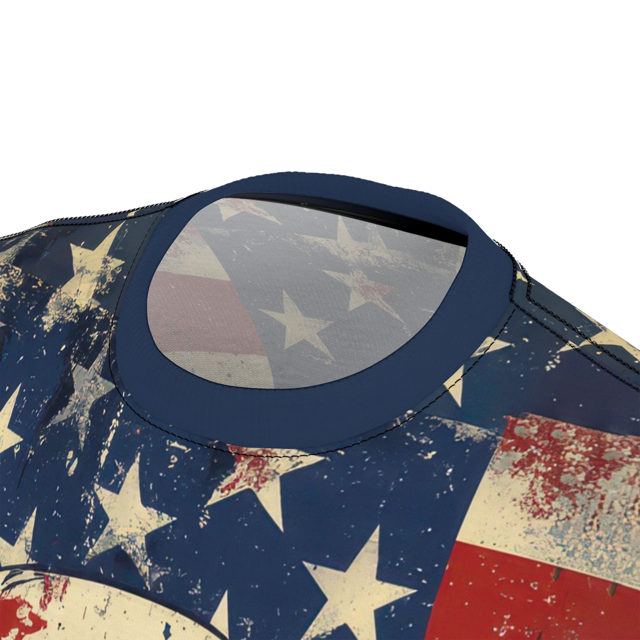 Patriotic 4th July Skull Graphic Tee - Unisex All Over Print T-Shirt for Independence Day and Casual Wear - Image 7