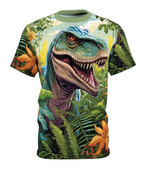 Colorful Dinosaur Uni-Sex T-Shirt