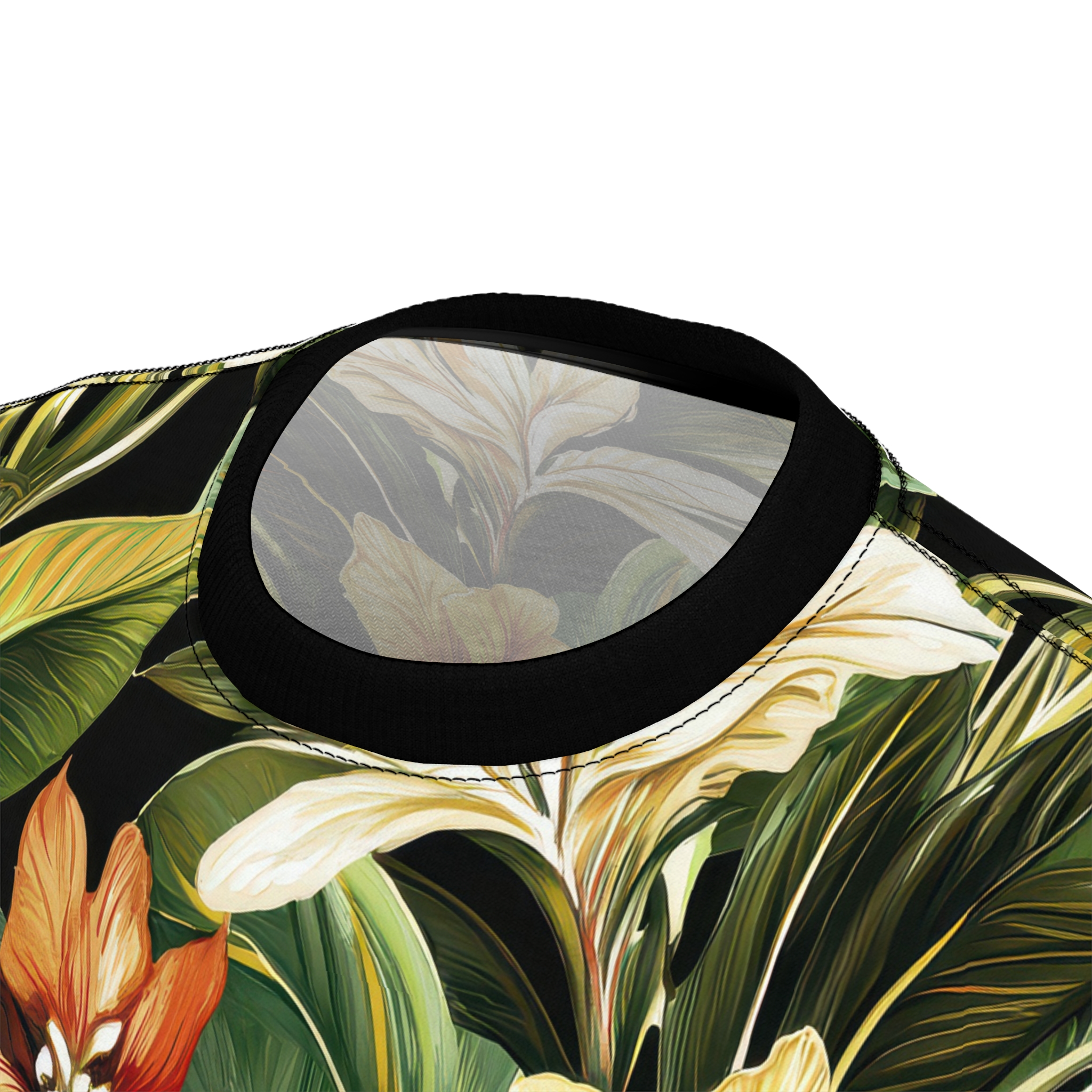 Tropical Floral Unisex Tee - Vibrant Summer Graphic Shirt - Image 9