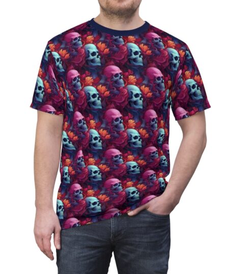 Colourful Skull Patterns Unisex Tee