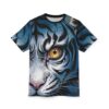 Vibrant Bold Tiger Graphic Tee - Unisex All Over Print Shirt – eye-catching full print casual top