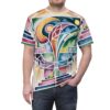 Vibrant Vibrant Unisex All Over Print Tee - Artistic Pattern, Graphic T-Shirt, Retro Style, Summer Fashion, Casual Wear – eye-catching full print casual top
