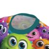 Premium Colorful Monster Print Unisex Tee for Fun Celebrations, Quirky Graphic Shirt, Novelty Gift for Kids & Adults, Playful Summer Wear – soft all-over print unisex tee