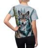 Majestic Wolf Graphic Tee, Forest Animal Shirt, Nature Lover Gift, Bohemian Style Top, Wildlife Art Apparel, Eco-Friendly Fashion