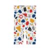 Vibrant Colorful Women’s Capri Leggings – high-waisted all-over design leggings - Detail View 2