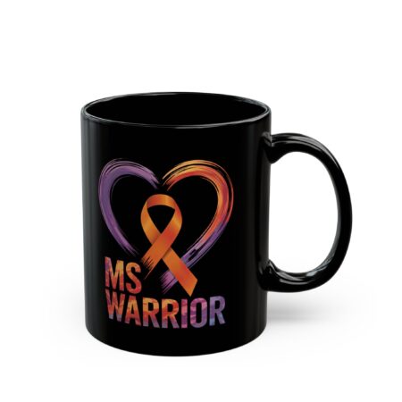 Elegant Empowering MS Warrior Mug - Motivational Coffee Cup, Activism Gift – stylish everyday drinkware