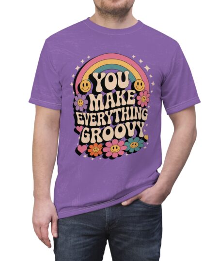 Groovy Flower Power Tee - You Make Everything Groovy, Unisex T-Shirt
