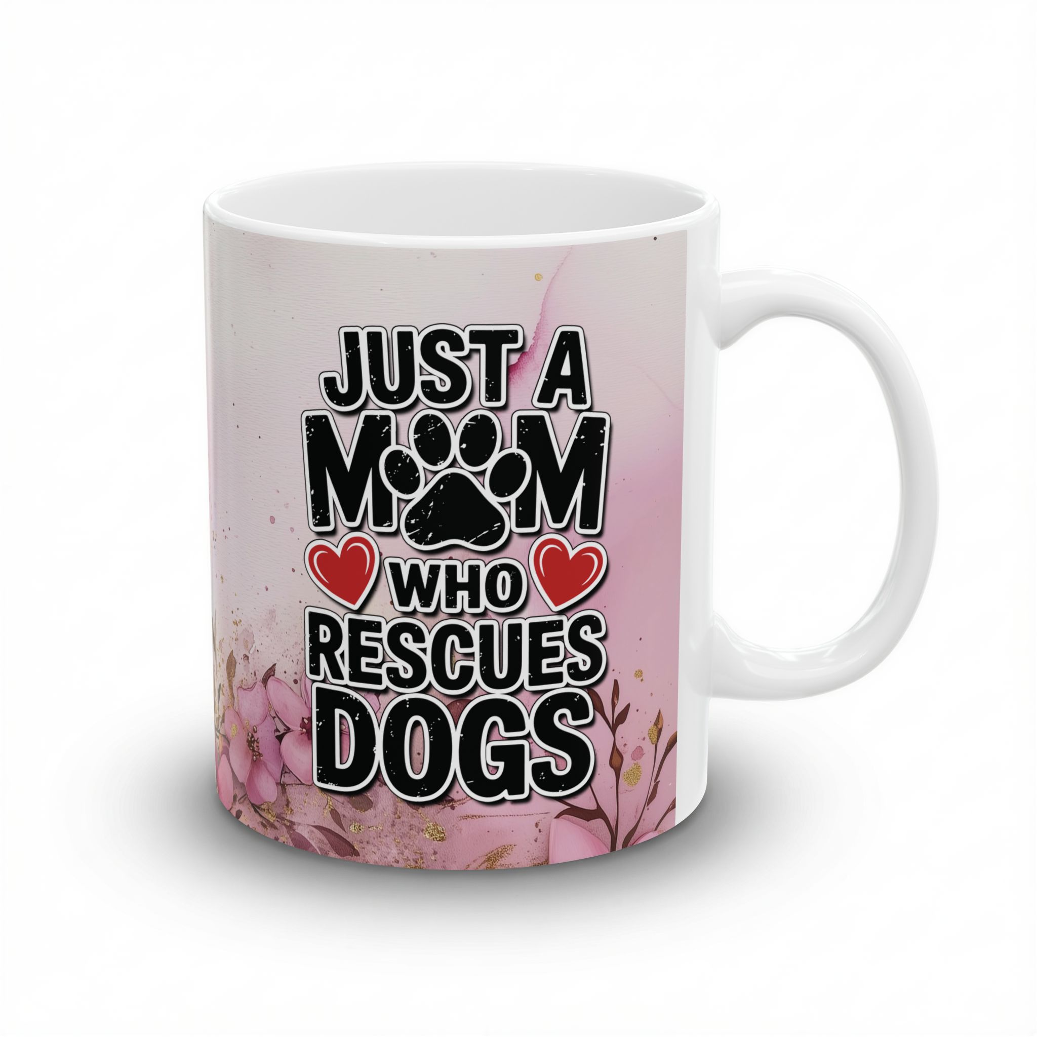 White Funny Ceramic Mug for Dog Lovers - Perfect Gift for Dog Moms, Birthday, Mother's Day, Pet Lovers, Cute Coffee Mug
