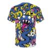 Comfortable Vibrant Graphic Tee with Monster Print - Unisex All Over Print T-Shirt – breathable cotton all-over design