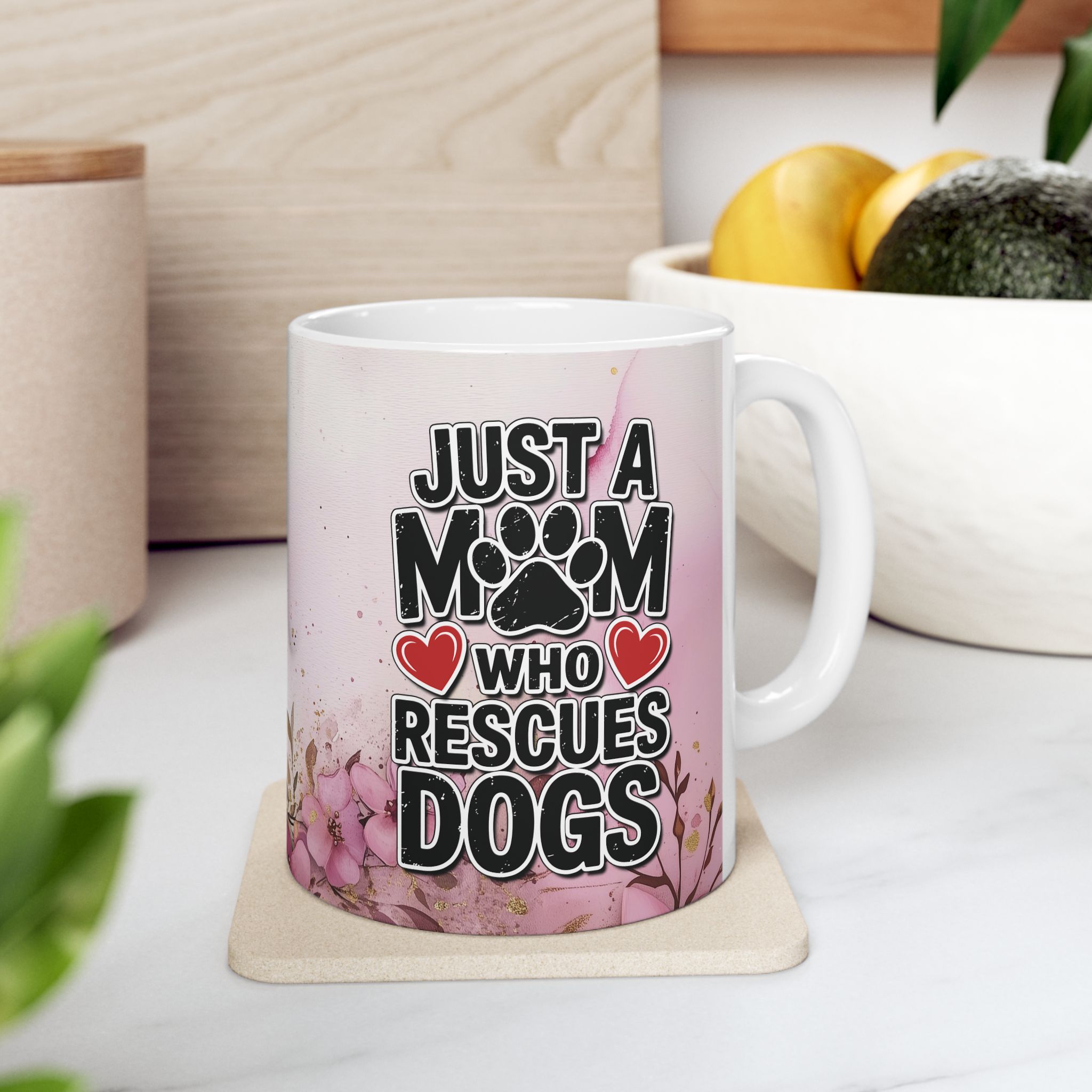 White Funny Ceramic Mug for Dog Lovers - Perfect Gift for Dog Moms, Birthday, Mother's Day, Pet Lovers, Cute Coffee Mug - Image 3