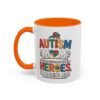 Durable Autism Mom Coffee Mug, Supportive Gift for Mothers, Special Needs Awareness, Mother's Day Assorted Colors – microwave-safe ceramic cup