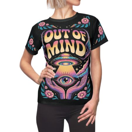Psychedelic Women's Tee - Out of Mind - Cute Graphic Shirt, Boho Style Top