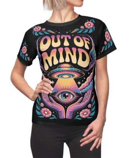 Psychedelic Women's Tee - Out of Mind - Cute Graphic Shirt, Boho Style Top