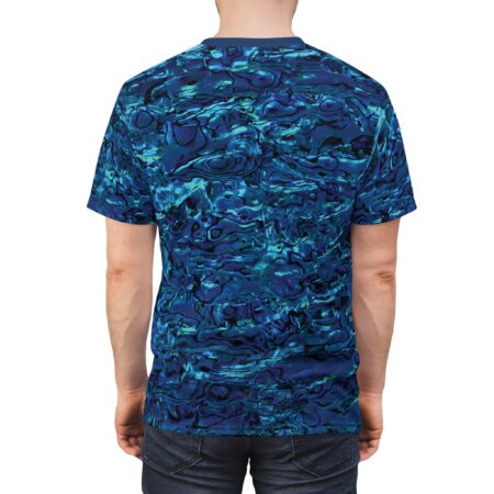 Stylish Abalone Paua Unisex All Over Print Tee, Colorful Graphic Shirt, Beachwear – durable everyday unisex apparel