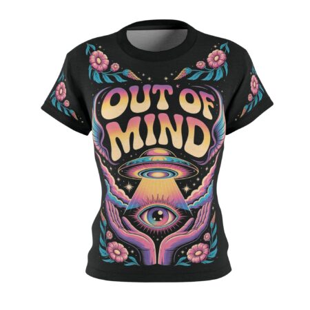 Psychedelic Women's Tee - Out of Mind - Cute Graphic Shirt, Boho Style Top